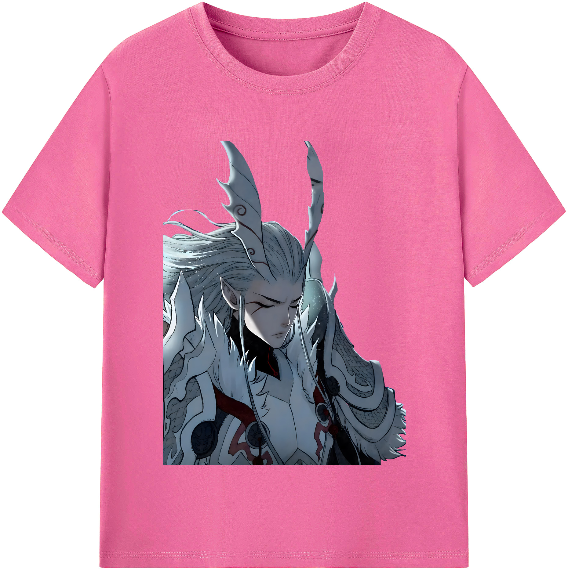 （画像用） Ne Zha 2 ナタ 魔童の大暴れ レディースカジュアルプリントTシャツ（綿100％）